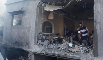 Gazze'deki yıkımın boyutu fotoğraflarla gözler önüne serildi