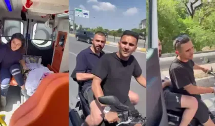 Kadıköy’de magandalar ambulansın önünü kesip hasta kontrolü yaptı!