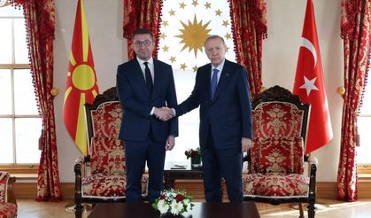 Cumhurbaşkanı Erdoğan, Hristijan Mickoski'yi kabul etti