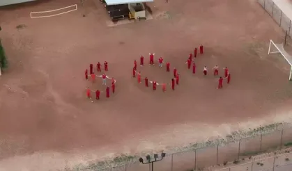 Drone gören mahkumların yardım çağrısı!