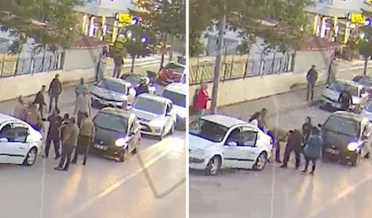 Bir annenin trafikteki panik anı: Sağa çekip yardım istedi
