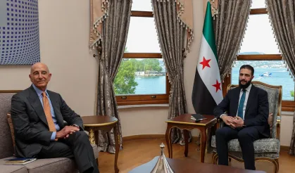 Şara, ABD'nin Suriye Özel Temsilcisi Barrack'ı İstanbul'da kabul etti