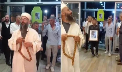 Düğün salonuna tabutla girdiler