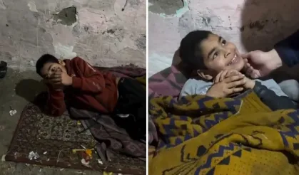 Utandıran görüntü! Engelli çocuk yıllarca kümeste yaşamış