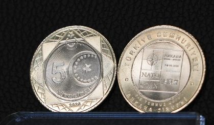 NATO Ankara Zirvesi anısına 5 liralık hatıra parası basıldı