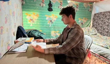 Naylon çadırda kurduğu hayaller gerçek oldu!