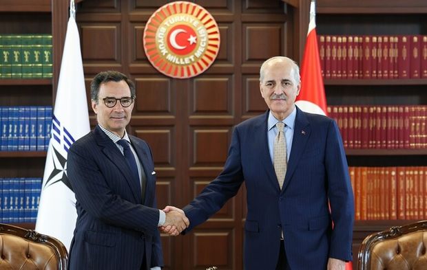 TBMM Başkanı Kurtulmuş, NATO PA Başkanı Perestrello ile görüştü