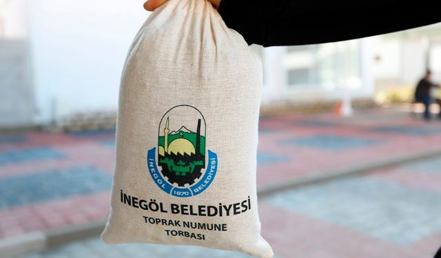 İnegöl Belediyesi ücretsiz toprak analizi uygulaması devam ediyor