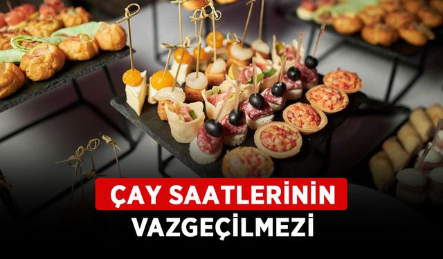 Çay saatlerinin vazgeçilmezi: Evde hazırlanabilecek atıştırmalıklar