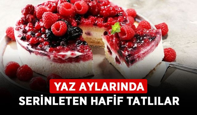 Yaz aylarında serinleten hafif tatlılar: Evde yapabileceğiniz kolay tarifler