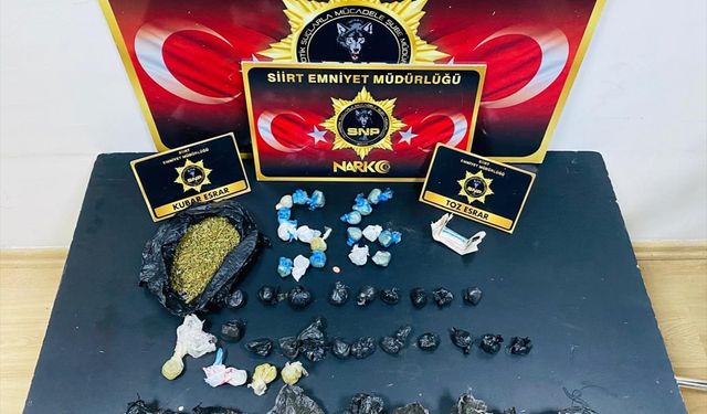 Siirt'te uyuşturucu operasyonunda yakalanan şüpheli tutuklandı
