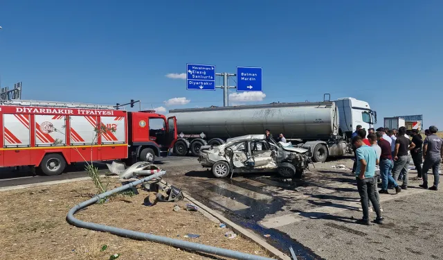 Diyarbakır'da kaza: 2'si ağır 4 yaralı