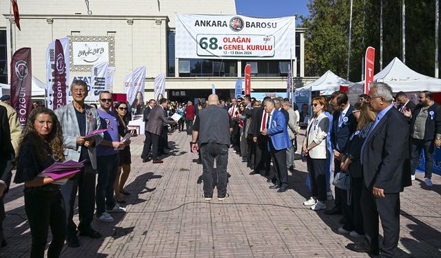 Ankara Barosu seçimlerinde oy kullanma işlemi başladı