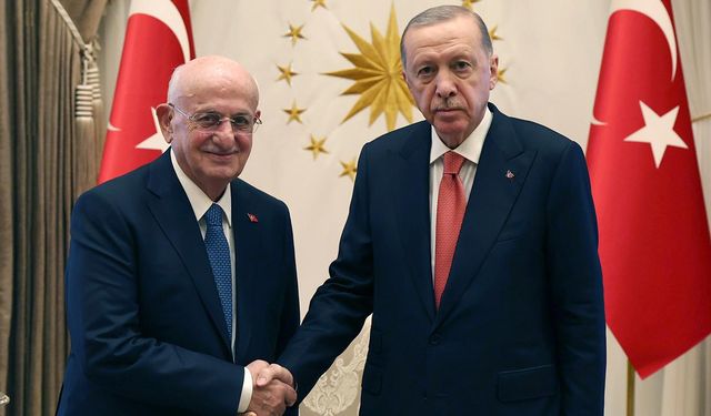 Cumhurbaşkanı Erdoğan, İsmail Kahraman'ı kabul etti