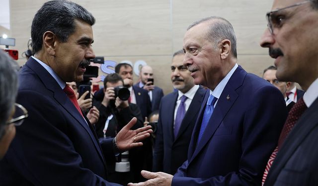 Cumhurbaşkanı Erdoğan, Maduro ile görüştü