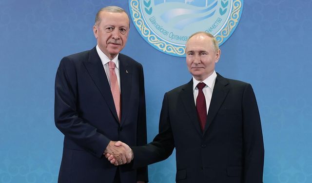 Cumhurbaşkanı Erdoğan, Putin ile görüştü