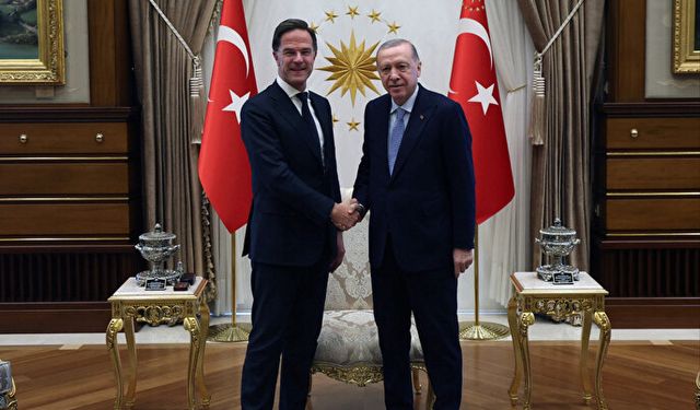 Cumhurbaşkanı Erdoğan, Rutte'yi kabul etti