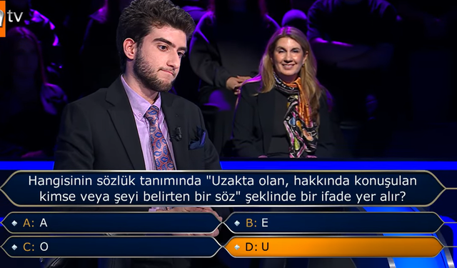 Milyoner'de ilginç an! Yarışmacı Oktay Kaynarca'yı şoke etti: U'yu nerden çıkardın! Sosyal medyada gündem oldu