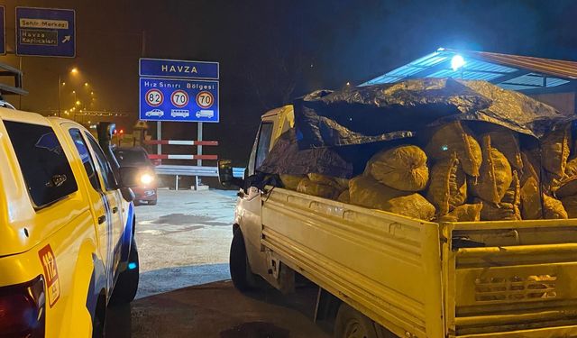 Samsun’da kaçak avlanan 3,5 ton midye ele geçirildi