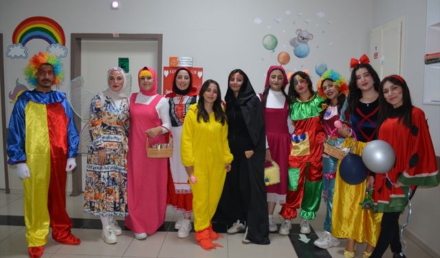 Şırnak'ta üniversite öğrencileri hasta çocuklar için etkinlik düzenledi