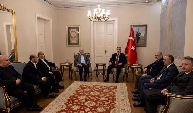 Bakan Fidan, Hamas heyetiyle Ankara'da bir araya geldi: Gündem "ateşkes"