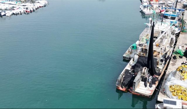 Balıkçılar müsilajdan dolayı ağlarını erken topladı