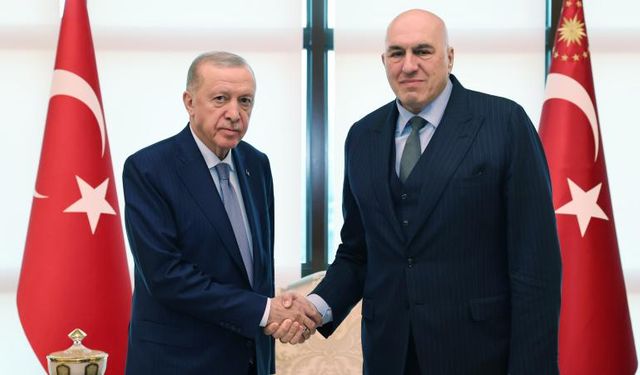 Cumhurbaşkanı Erdoğan, İtalya Savunma Bakanı Crosetto'yu kabul etti