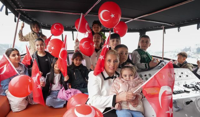 Şehit ve gazi çocukları için Boğaz'da yat turu
