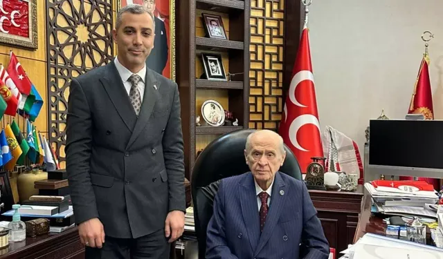 MHP Genel Başkanı Bahçeli, partisinin Siirt İl Başkanı Tükenmez'i kabul etti