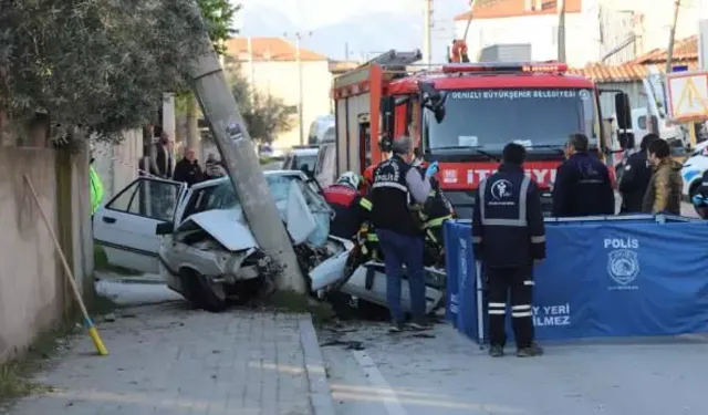 Denizli'de feci kaza: 1 kişi öldü!