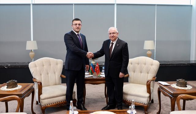 Bakan Güler, Azerbaycan Savunma Bakan Yardımcısı Gurbanov'u kabul etti