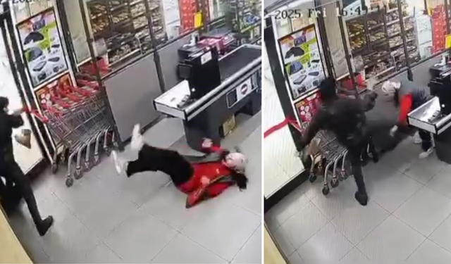 İstanbul'da kasiyere tekme tokat saldırı!
