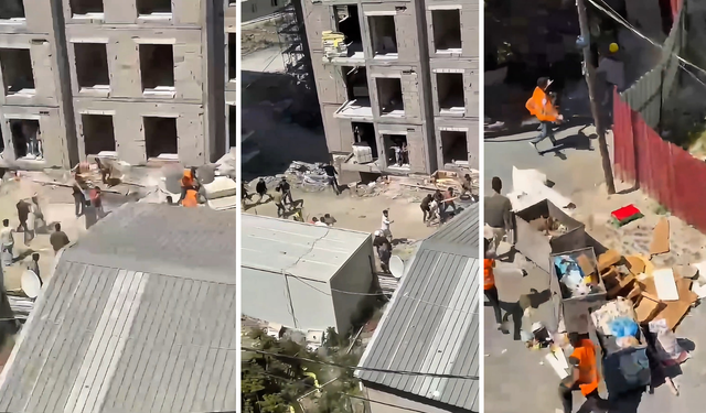 İstanbul'da site inşaatında kavga: Taş ve sopalarla birbirlerine saldırdılar