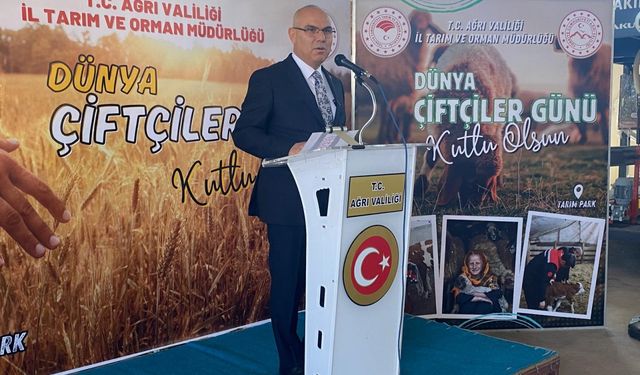 Ağrı'da Dünya Çiftçiler Günü kutlandı