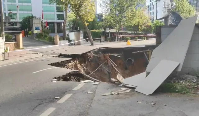 İBB'den Sarıyer'deki yol çökmesine ilişkin açıklama