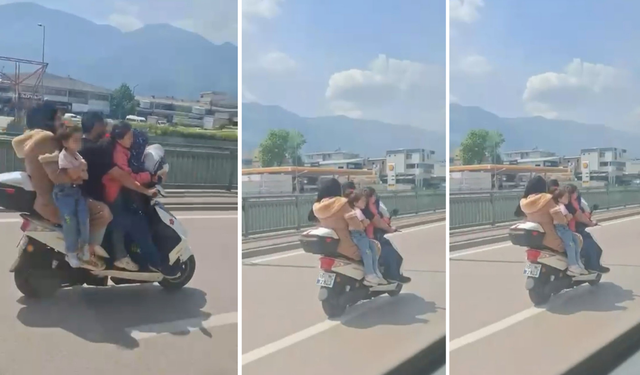 Beş kişilik ailenin tehlikeli yolculuğu