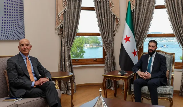 Şara, ABD'nin Suriye Özel Temsilcisi Barrack'ı İstanbul'da kabul etti