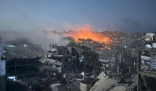 Katil İsrail'den Gazze'ye son 24 saatte 160 hava saldırısı