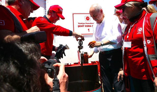 TBMM Başkanı Kurtulmuş, Şırnak Gabar Dağı'ndaki petrol akışını izledi