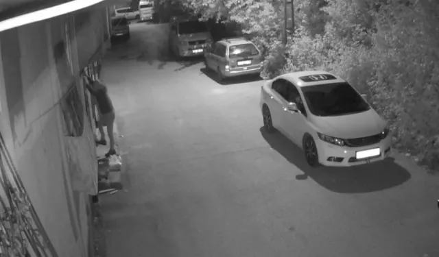 Duvara tırmanıp kablo çalan şüpheli tutuklandı