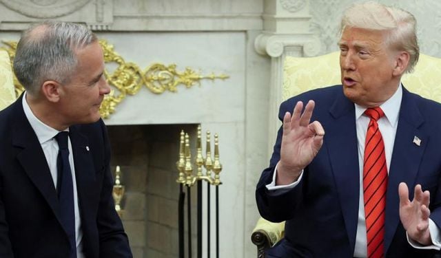 Trump, Kanada Başbakanı Carney ile Oval Ofis'te buluştu: "Kanada satılık değil"
