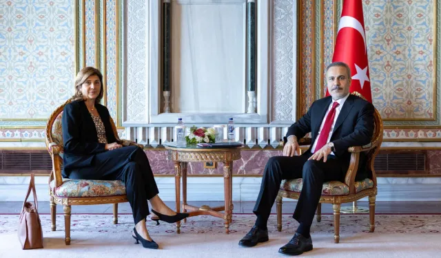 Bakan Fidan, BM Genel Sekreteri'nin Kıbrıs Şahsi Temsilcisi Cuellar'ı kabul etti