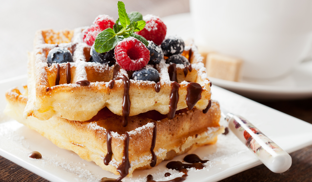 Dışarıdan almaya son! Evde pratik waffle tarifi