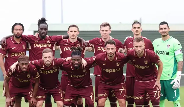Trabzonspor'un kamp kadrosu açıklandı