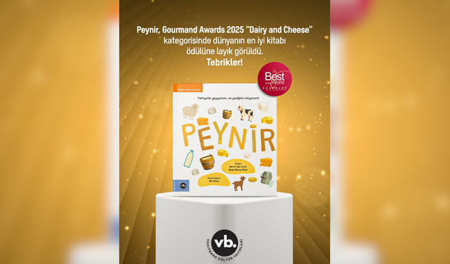 VakıfBank Kültür Yayınları’nın Lezzet Dolu Kitabı “Peynir” Dünyanın En İyisi Seçildi