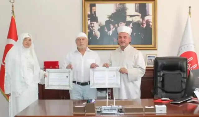 Rus çift Aydın Efeler'de müslüman oldu