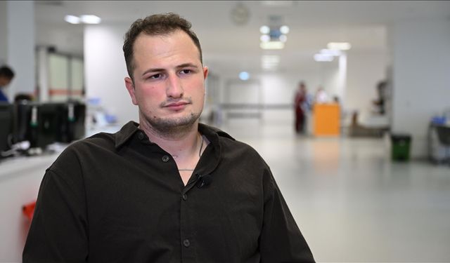 Kazadan sonra 5 kez kalbi duran genç, tedavinin ardından hayata tutundu