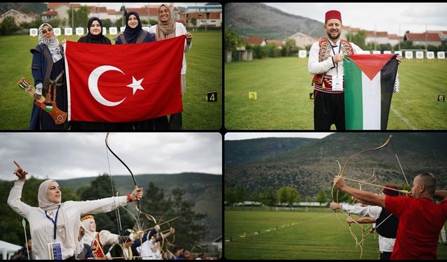 Bosna Hersek'te "Mostar Okçuluk Yarışması" gerçekleştirildi