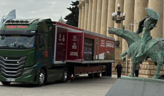 Çanakkale Savaşları Mobil Müzesi tırını yaklaşık 1 milyon kişi ziyaret etti