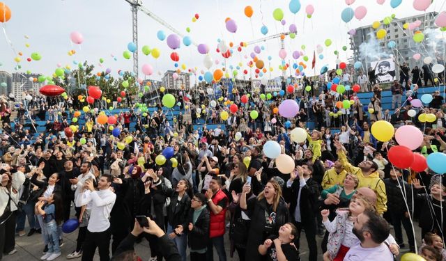Lösemiyi yenen 5 yaşındaki Emin Efe için balonlar gökyüzüne bırakıldı